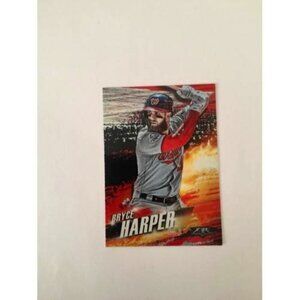 2018 Topps Fire Hot Starts HS-10 Bryce Harper Washington Nationals (030)